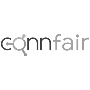 Connfair Logo grau quadratisch